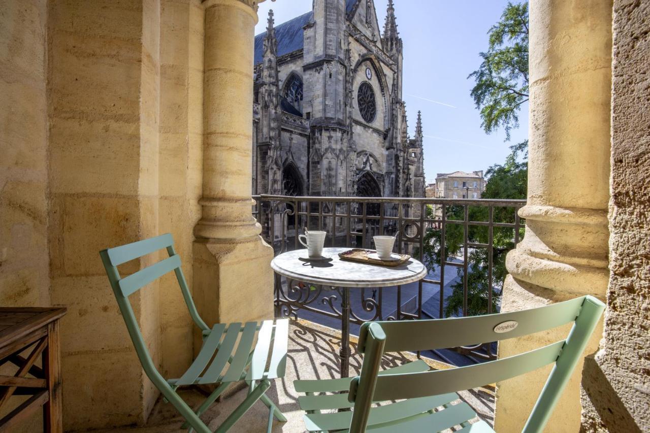 Centre Historique, Appartement Climatise Avec Terrasse Bordeaux Buitenkant foto